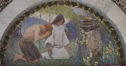 Charles Sprague Pearce Religion oil painting on canvas